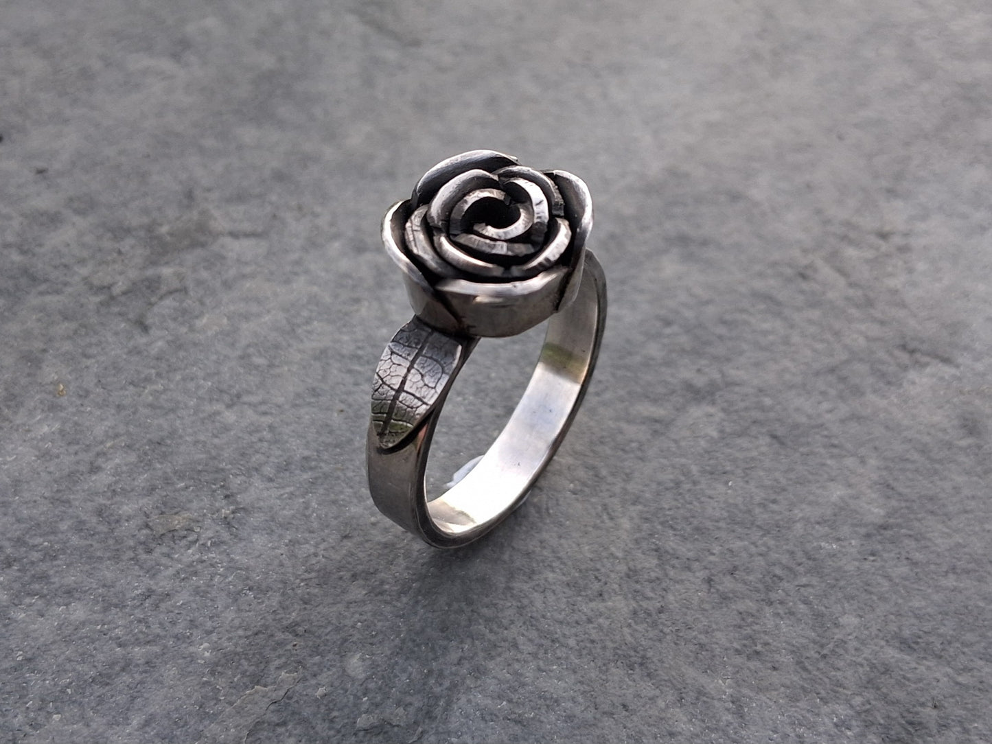 Sterling Silver Rose Ring