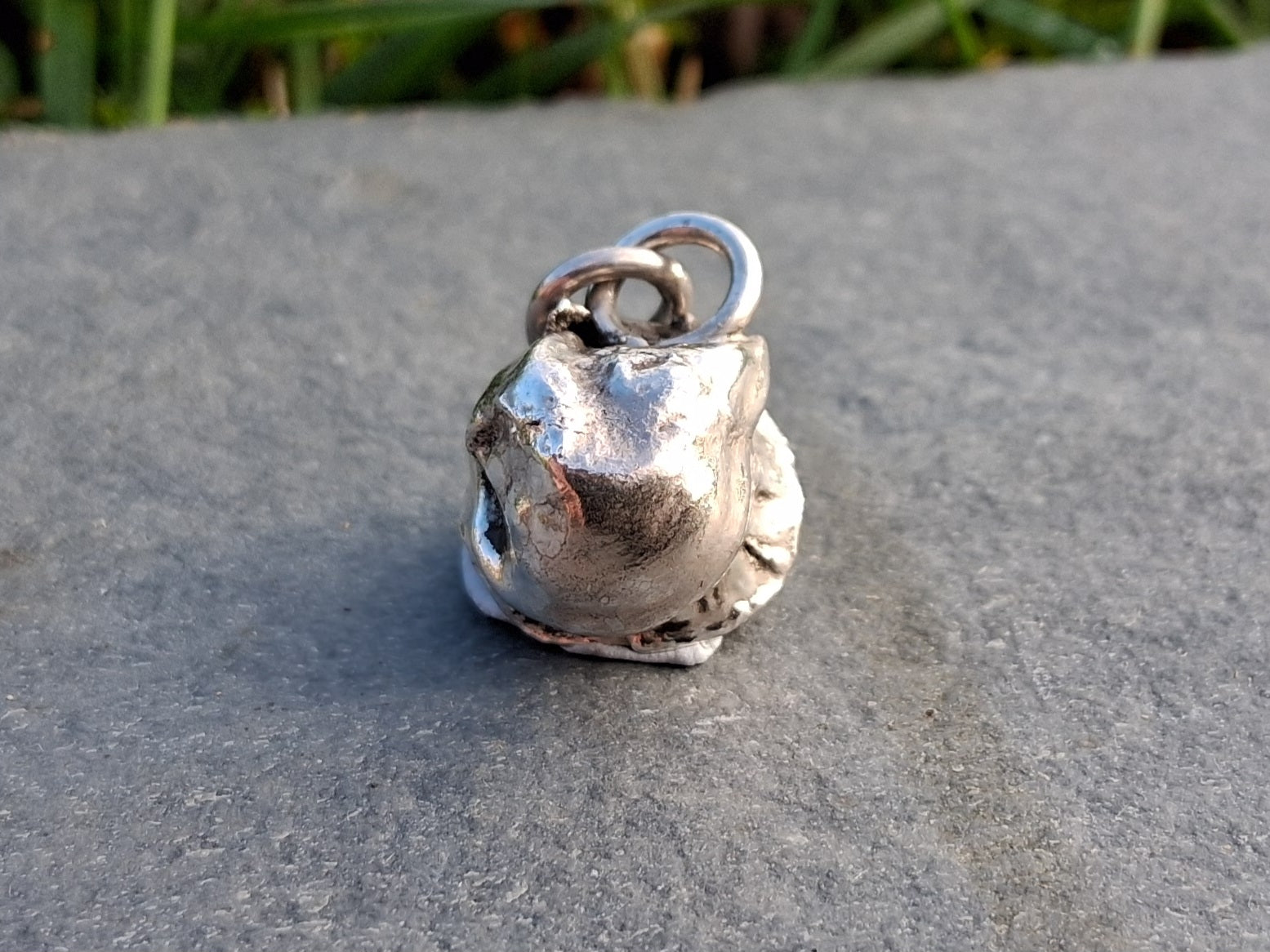 Hollow water cast pendant