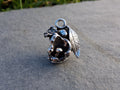 Water cast pendant leaf