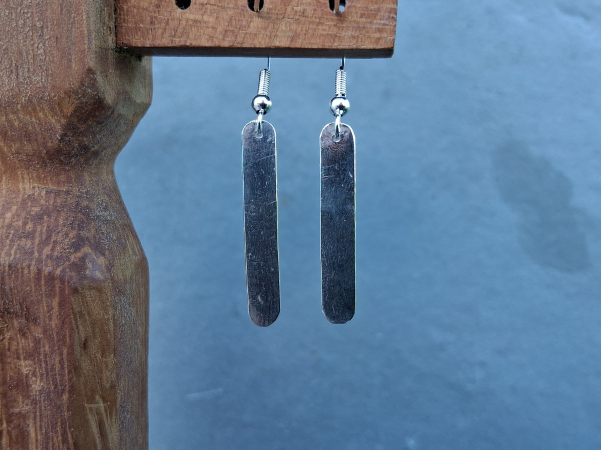 Herringbone Bar Earrings
